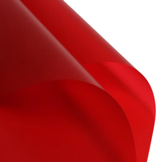 Red Flower Wrapping Paper, Waterproof, 24″x 24″, 20 sheets per pack, 2-Sided Design