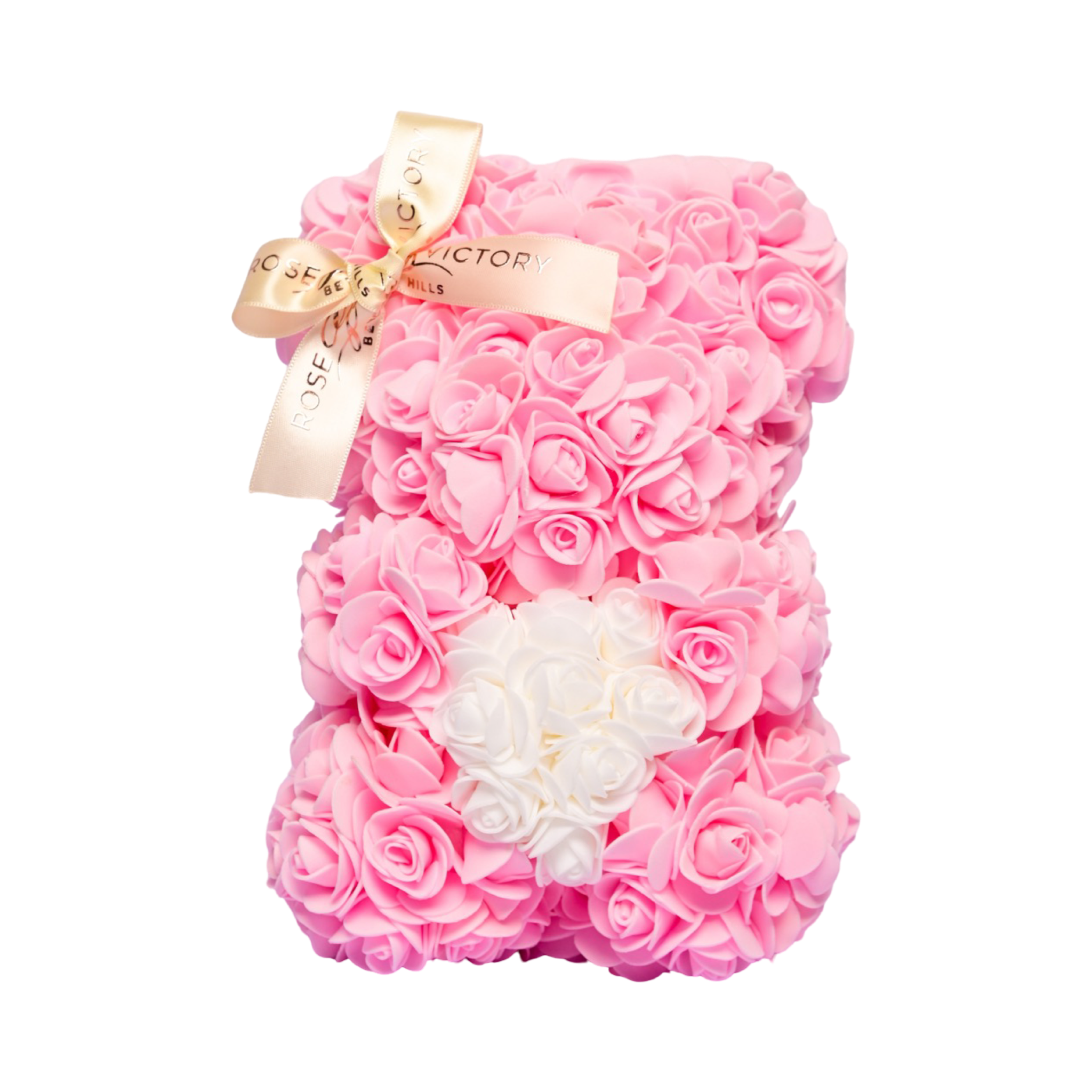 Pink and White - Mini Rose Bear