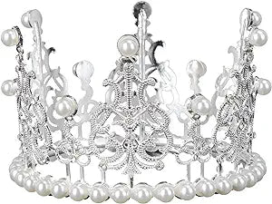 Silver (Large) Crown for Bouquets - Pack of 12