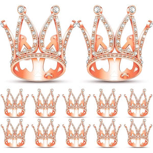 Rose Gold (Medium) Crown for Bouquets - Pack of 12