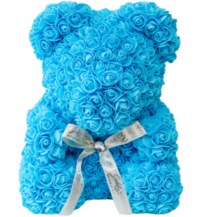 Blue - Rose Bear