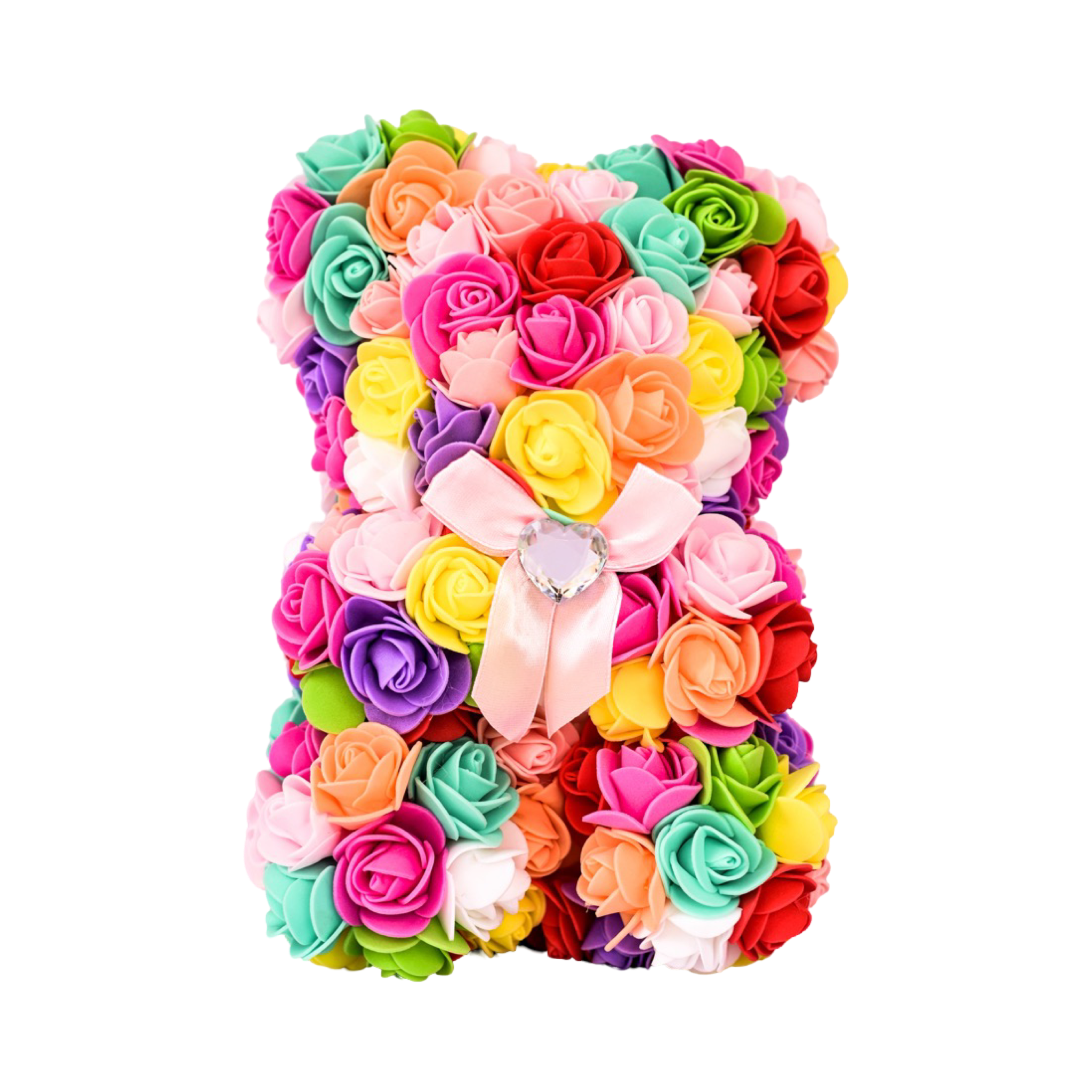 Rainbow - Mini Rose Bear