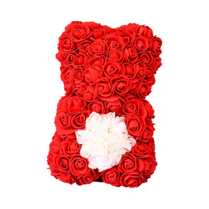 Red/White - Mini Rose Bear